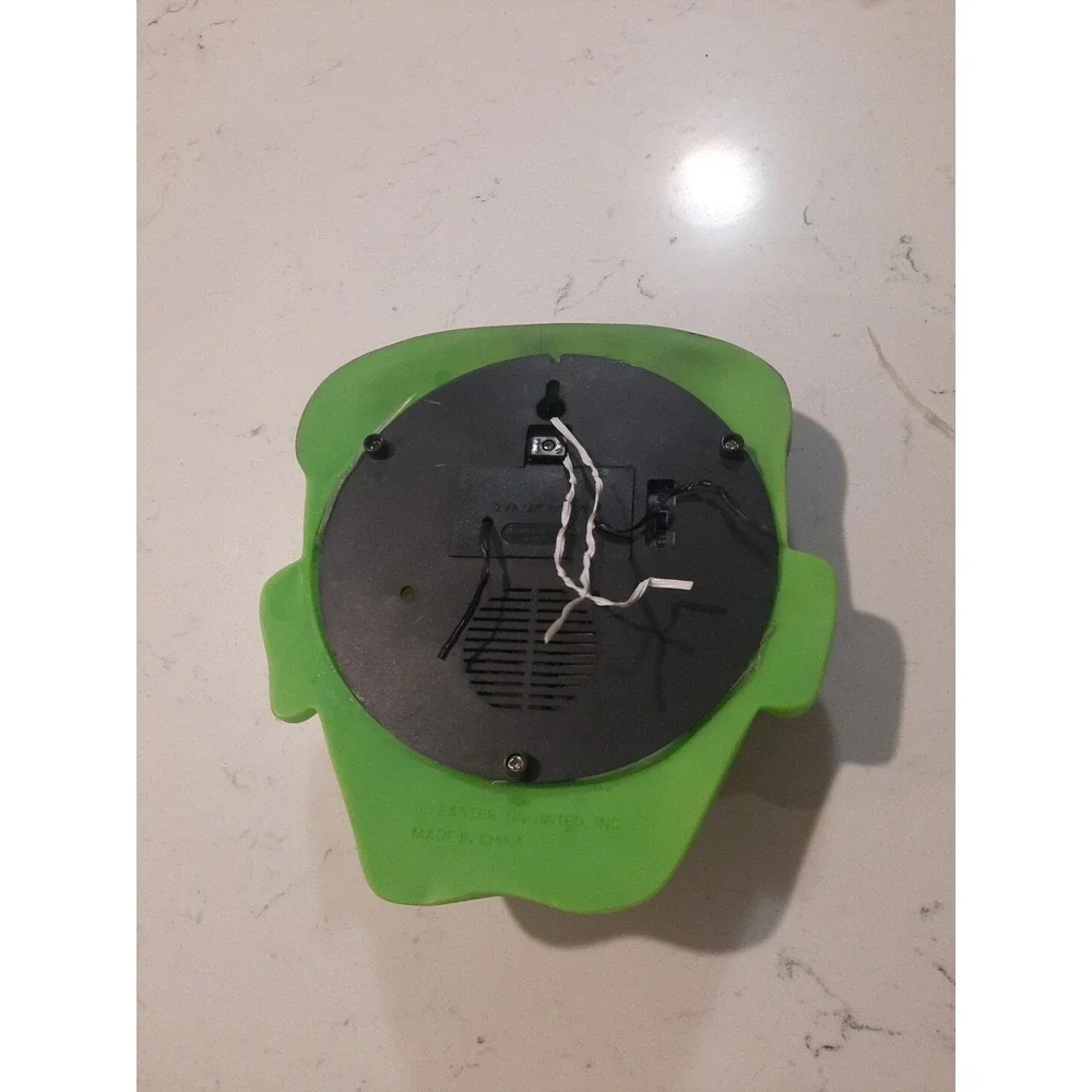 VINTAGE FUN WORLD ELECTRONIC FRANKENSTEIN WALL AND DOOR PLAQUE WORKS